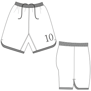 Fashion sewing patterns for BOYS Shorts Football Short 2963